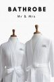 Indulge in Luxury: His & Hers Waffle Bath Robes - Mr&Mrs Embroidery Collection for Couples. 