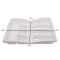 Pristine Cutlery Tray, Size: Width: 25.4cm x Length: 34cm. 