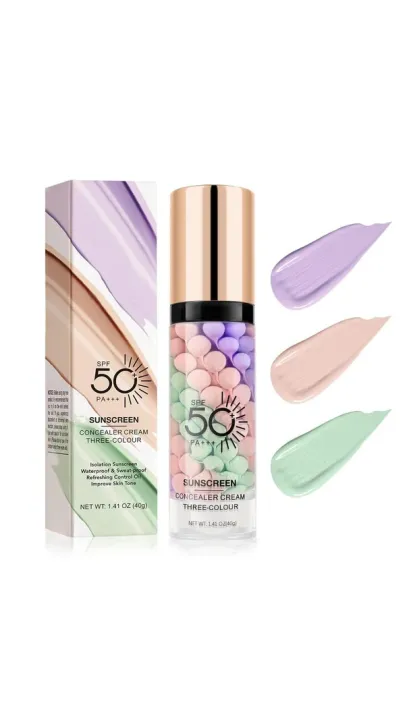 One%20Step%20SPF%2050%20+%20PA%20+++%20Three%20Color%20Concealer%20Cream%20Primer%20Concealer%20%20before%20Makeup.%20Sunscreen%20&%20Color%20Corrector,%20,Oil%20Control%20&%20Moisturizing%20Skin%20Tone%20Correcting%20and%20Brightening%20Primer%20.%20%C2%A0%20-%20Image%202