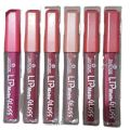6 pcs Nude Red Matte Lipgloss Liquid Lipstick Set of 6 Shades Matte Nude Colors Lip Sticks. 