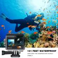 Campark X35/AC01 Action Camera 4K 24MP Wi-Fi Underwater Waterproof Camera 40M with Dual Screen. 