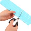 4pcs  DIY Plastic Grid Drawer Dividers Adjustable Sock Underwear Dresser Organizers for Stationary Storage. 