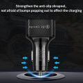 Grebest USB Charger Flame-retardant 6-port Fast Car Power Adapter Charger. 