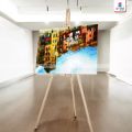 Impressive Building Reflection Canvas Artwork | Wall Decor for Your Home | Gift Mall. 