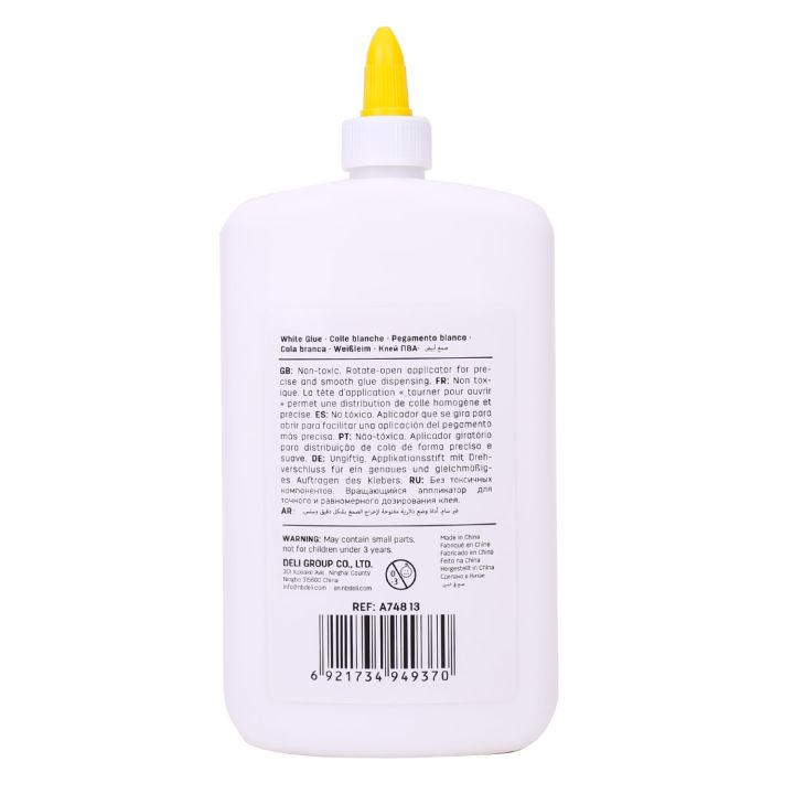 Deli%20-%20EA74813-White%20Glue%20500ml%20-%20Image%206
