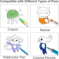 Children's Drawing Roll, Coloring Paper Roll for Kids, Sticky DIY Painting Drawing Paper Rolls for Toddler, For Wall Coloring Paper Stickers KS. 