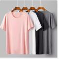 Pack Of 4 Cotton Half Sleeves O-Neck T-Shirt For Women - Stay Comfortable And Stylish With Cotton T-Shirt Set. 