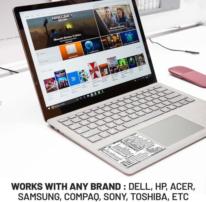 Computer%20Reference%20Keyboard%20Shortcut%20Sticker%20Adhesive%20For%20Windows%20PC%20Laptop%20Desktop%20-%20Image%204