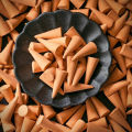 Sandalwood Ta Xiang Fragrance Granules Aroma Burner Thai Pagoda Aromatherapy Cone Eaglewood Incense Granule Home Zen Meditation. 
