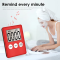 LCD Digital Screen Kitchen Timer Square Cooking Countdown Alarm Magnet Clock. 