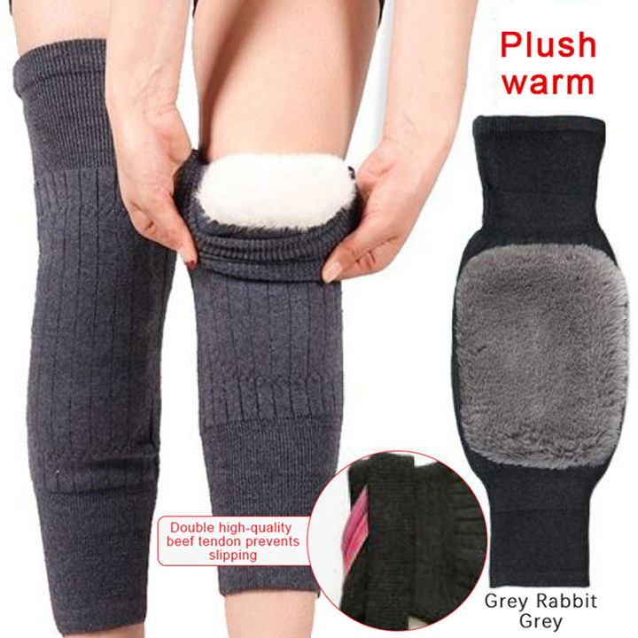 2Pcs/%201%20Pair%20Knee%20warmer%20for%20men%20and%20women%20thermal%20legs%20warmer%20for%20medical%20use%20fleece%20brace%20warmer%20knee%20pain%20relief%20-%20Image%203