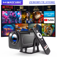Magcubic HY320 NTV Netflix Officially Licensed Native 1080P 500 ANSI supports 4K Android 13 Projector Prime Video YouTube WIFi BT5.2 Portable. 