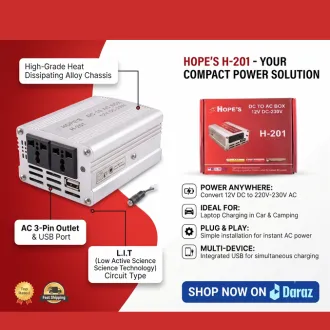 Hope's%20H-201%20DC%20to%20AC%20Box%20Inverter%20%7C%2012V%20to%20220V%20-%20230V%20AC%20Car%20Power%20Converter%20%7C%20Portable%20Laptop%20Inverter%20with%20AC%203-Pin%20Outlet%20&%20USB%20Charging%20Port%20%7C%20High-Grade%20Heat%20Dissipating%20Alloy%20Chassis%20-%20Image%202