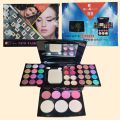 All-in-One Professional Makeup Kit | Multi-Layer Cosmetic Palette with Eyeshadow, Blush, Highlighter & Lip Colors. 