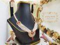Ruby Color Stylish Maala Set. 