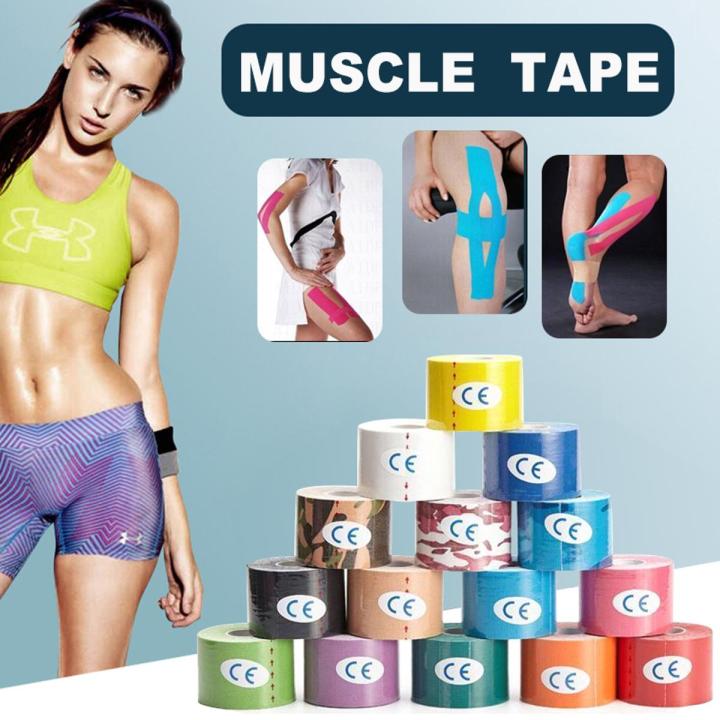 Kinesiology Tape Athletic Tape Sport Recovery Tape Strapping Gym Fitness Tennis Running Knee Muscle Protector