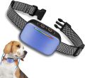 Prechkle Automatic Anti-Bark Collar for Dogs with Intelligent Bark Detection System, Water Resistance IP67, Sound, Vibration and Static, Rechargeable – Blue. 