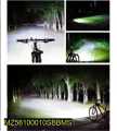 USB Rechargeable Bicycle Front Light Horn. 