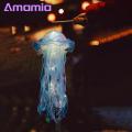Amamia Jellyfish Lantern Soft Lighting Jellyfish LED Lamp Holiday Party Decoration. 