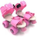 Kids Roller Skates, Adjustable Size Girl Roller Skates for Kids Beginner, Toddlers Roller Skate with 8 Wheels, Outdoor Roller Skating for Boys, Girls, Skating Shoes for Ages 3-12. 