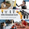 MAZ PREMIUM  ORIGINAL Pro 12-Speed Massage Gun – Ultra-Quiet Muscle Pain Relief & Sports Recovery | 5 Attachments, Long Battery Life | 100% Genuine (Fast Recovery, Deep Tissue Therapy). 