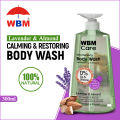 WBM Body Wash Lavender & Almond - 300ml | Shower Gel for Women | Moisturizing & Refreshing Body Care. 