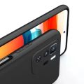 Xiaomi Redmi Note 10 Pro 5G Soft Silicon Matte Black Back Cover Case Airbag Antishock With Camera Protection Bump. 