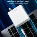 For Huawei MateBook Laptop Fast Charging Cable 65W Dual Type-C Interface Charging Data Cable Length:2m. 