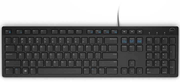 Multi-media -D-E-L-L- Fancy Slim Smart USB Wired Keyboard.