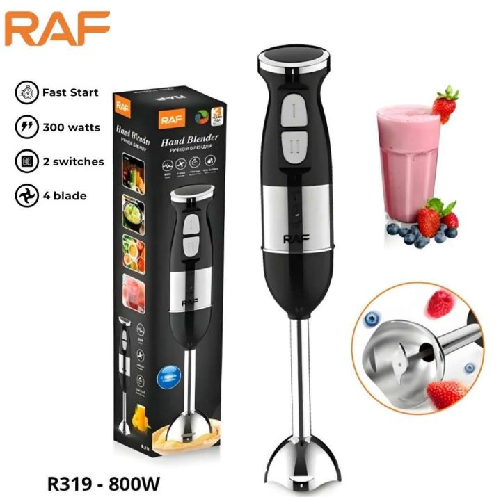 RAF%20Hand%20Blender%20Mixer%20800W%20Chopper%20Mixer%20Bowl%20Egg%20Whisk%20&%20Beaker%20-Coffee%20Beater%20-Egg%20Beater%20Machine%20For%20cake%20-%20Meat%20Chopper%20%7C%20Stainless%20Steel%20Hand%20Blender%20with%204%20Blades%20%7C%202%20Speed%20Levels%20%7C%20Ice%20Crushing,Smoothies,Powerful%20&%20Durable%20Home%20&%20Kitchen%20Appliance%20-%20Image%203