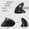 Vertical Mouse Ergonomic 2.4GHz Wireless Optical Mice 3 Adjustable DPI 800/1200/1600 6 Buttons for Laptop PC Computer Desktop. 