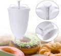 Techmanistan Easy Fast Portable Donut Maker, Plastic Donut Maker Donut Machine Mold, Doughnut Maker Dispenser. 