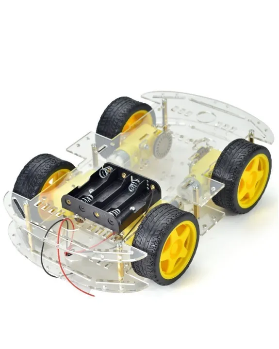 4WD%204%20Wheel%20Drive%20Robot%20Base%20Car%20Chassis%20KIT%20for%20DIY%20Student%20Projects%20-%20Image%202