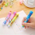 Multicolor 10 in 1 Cartoon Character Ballpoint Pen (Random Colour). 