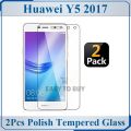 2Pcs Huawei Y5 2017 Tempered Glass Screen Protector Premium High Quality Polish Glass For Huawei Y5 2017. 