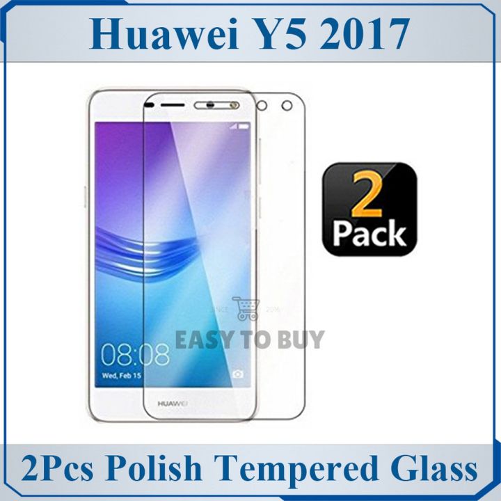 2Pcs Huawei Y5 2017 Tempered Glass Screen Protector Premium High Quality Polish Glass For Huawei Y5 2017