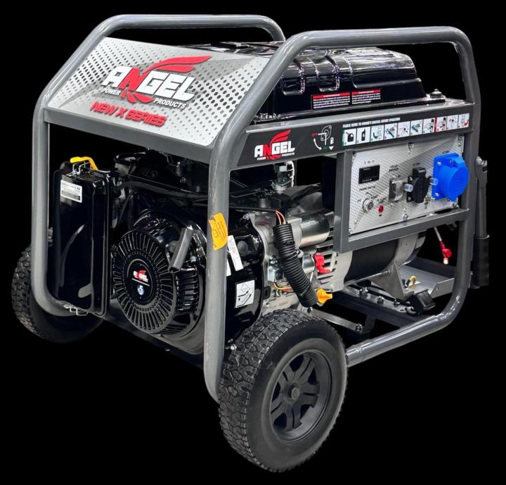 Angel Generator AG 12000 Euro5  (9.5 KW) Petrol & Gas / Self & Rope Start /100% COPPER