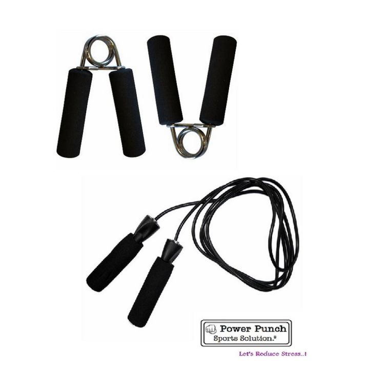 2 Pairs Hand Grip Exercise hand gripper skipping jumping rope Daraz.pk