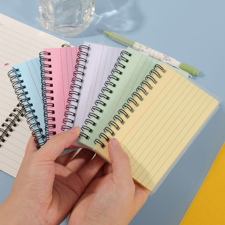 50Sheets/Book Simple Style Horizontal Line Notebook Creative Tearable Coil Book Journal Notebooks Students Stationery Office Supplies