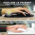 Original Mouse Pad With Cooling Gel & Foam - Thumb Shape Mousepad With Wrist Rest - Washable Mouse Mat & Non Slip. 