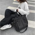 ◙✒ In Stock! Waterproof bag large-capacity canvas bag female Korean student one-shoulder big bag school bag college style. 