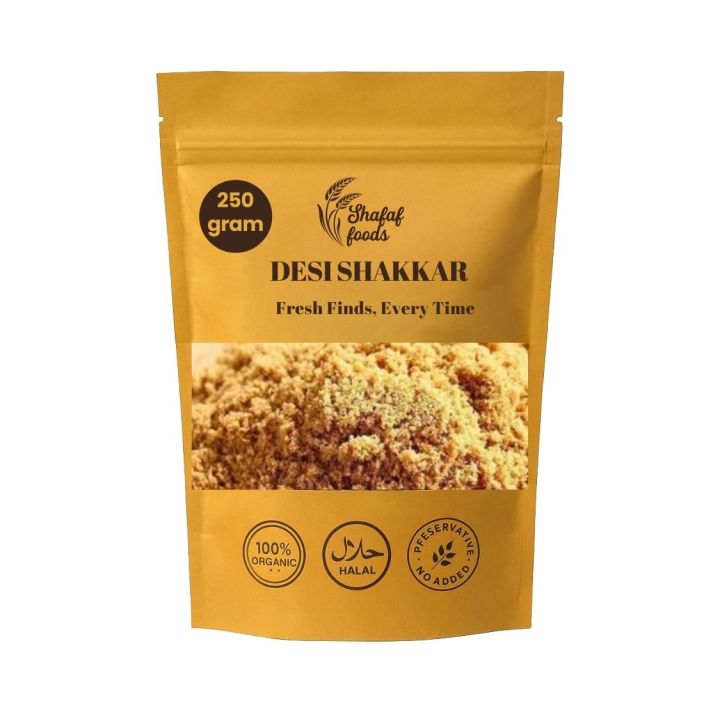 Desi Shakkar 250g – Organic Jaggery Powder | Natural Sweetener | 100% ...