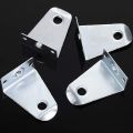 Metal Hold Down Brackets and Pins, Blind Brackets Blind Holder Replacements for Horizontal Blind Shades Window. 