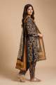 Kleren 3 Piece Unstitched or Stitched Printed Lawn Suit for Women with Allover Printed Lawn Shirt & Trouser and Printed Lawn Dupatta - Summer Collection 2026 - Design code : Noura N-31. 