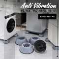 Anti-Vibration Rubber Washing Machine Feet Pads ( PACK OF 4 ). 