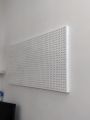 Pegboard wall organizer ikea type 21" x 21" with 12 pcs hanging hooks included. 