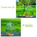 Vase Fishbowl Transparent Hanging Glass Creative Decor Fish Tank for Living Room. 