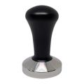51 MM Espresso Coffee Tamper Black Coffee Tamper Machine Press Flat Base Barista Accessories Coffee Bean Press. 