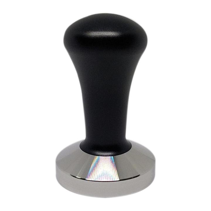 51 MM Espresso Coffee Tamper Black Coffee Tamper Machine Press Flat Base Barista Accessories Coffee Bean Press