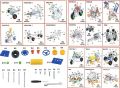 239 Pieces Metal Alloy Building Block with You Can Create 25 Different Models Interesting Puzzle Educational Mechanic Toys. 